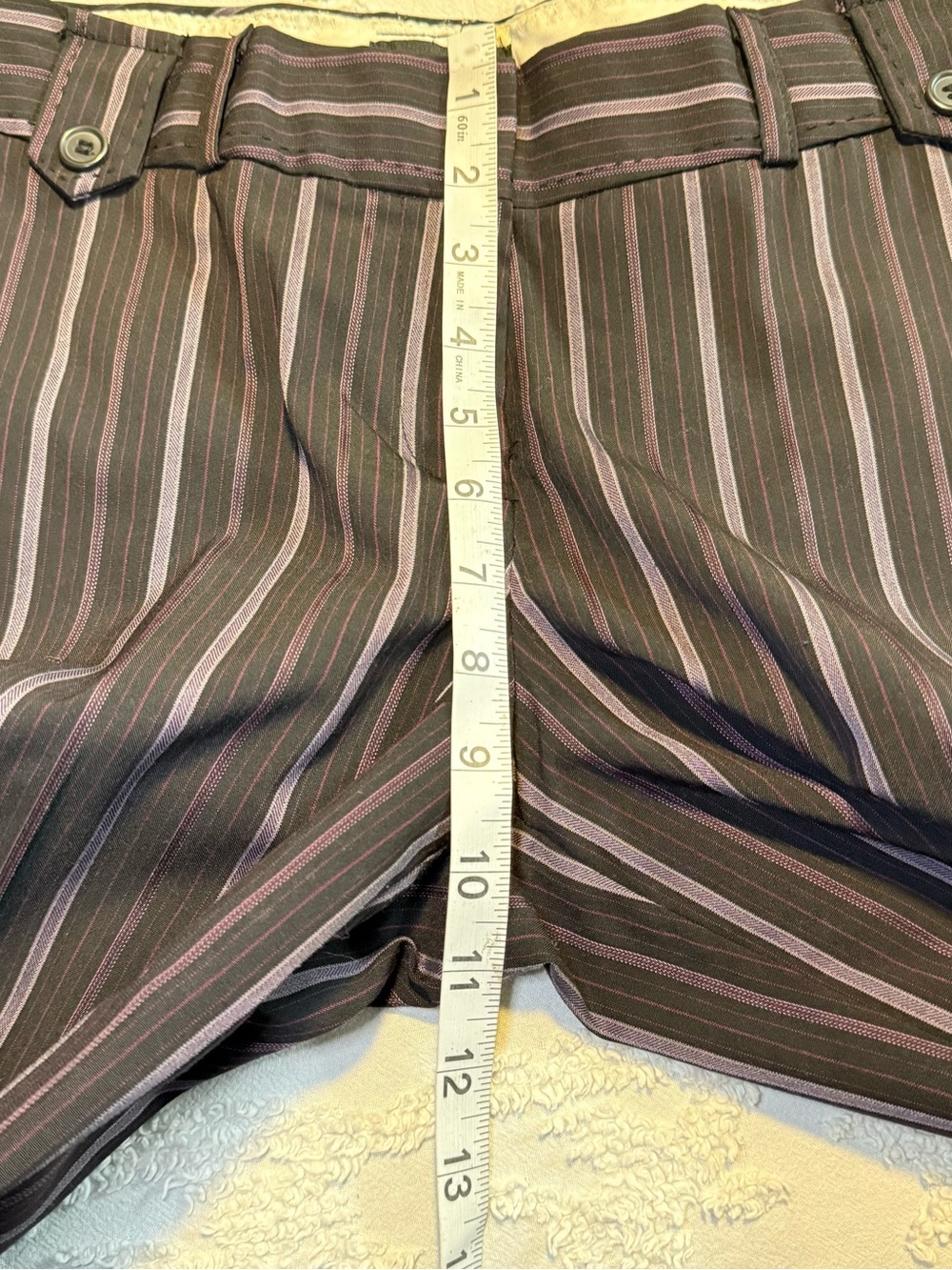 The Limited Black Pinstripe Wide-Leg Suit Pantsuit - Picture 13 of 16